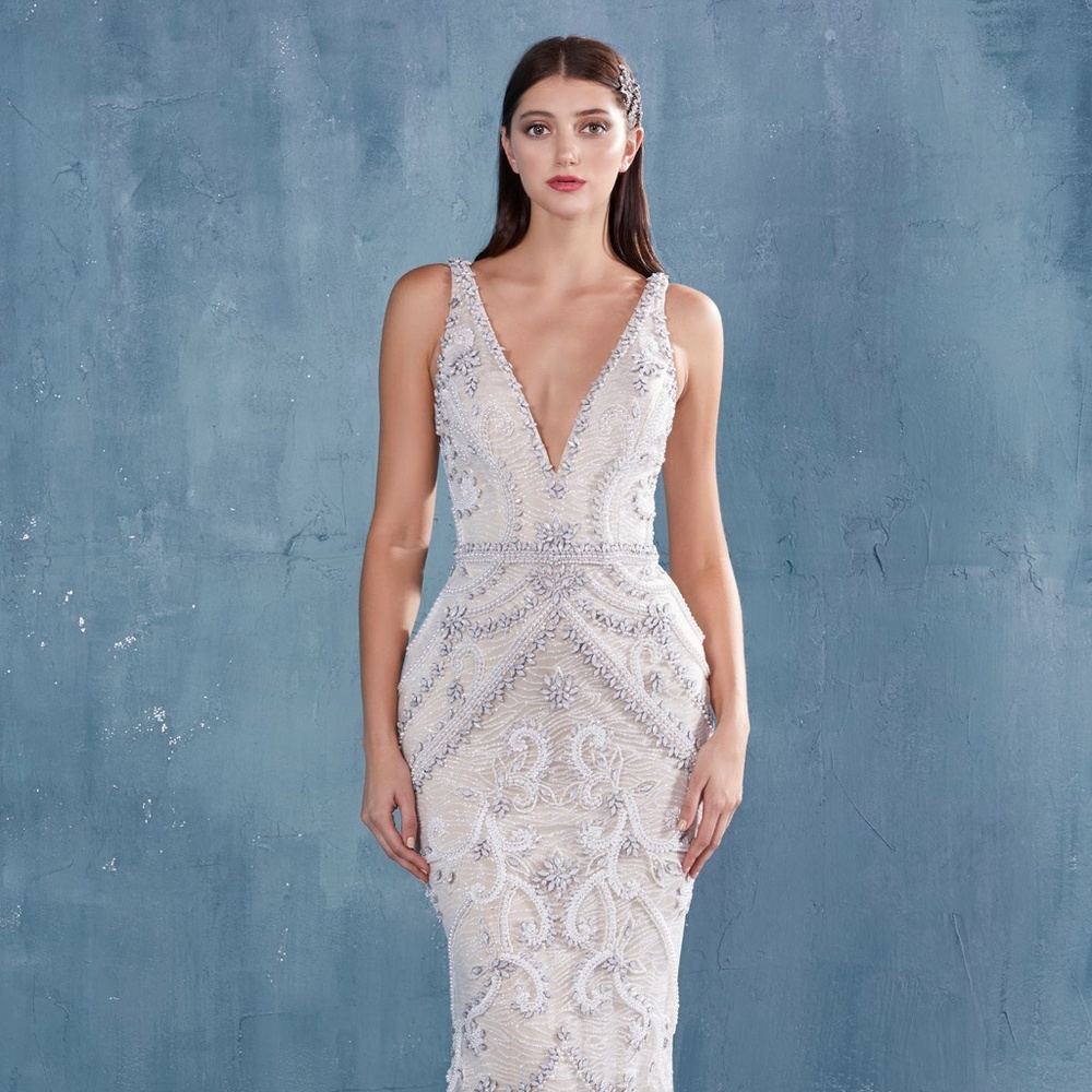 Andrea and Leo A0723 White Gown